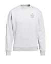 Maison Kitsuné Man Sweatshirt Light Grey Size M Cotton, Polyester
