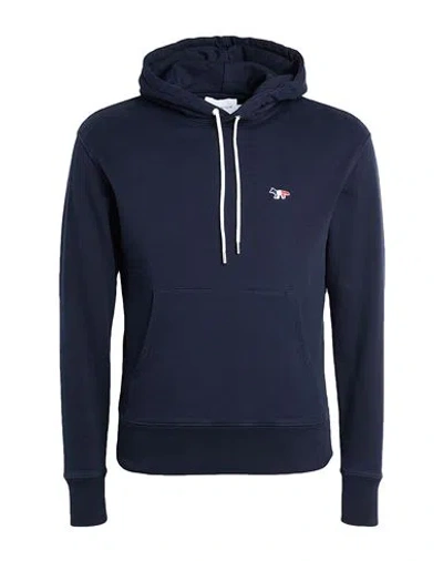 Maison Kitsuné Man Sweatshirt Midnight Blue Size Xs Cotton