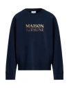 Maison Kitsuné Maison Kitsune Gradient Logo Oversized Sweatshirt In Blue