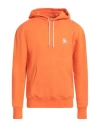 Maison Kitsuné Man Sweatshirt Orange Size S Cotton