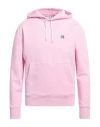 Maison Kitsuné Man Sweatshirt Pink Size L Cotton
