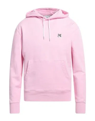 Maison Kitsuné Man Sweatshirt Pink Size M Cotton