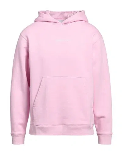 Maison Kitsuné Man Sweatshirt Pink Size L Cotton, Polyester