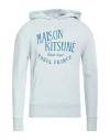 Maison Kitsuné Palais Royal Cotton Sweatshirt In Blue