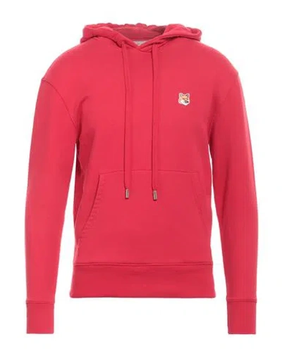 Maison Kitsuné Man Sweatshirt Tomato Red Size S Cotton