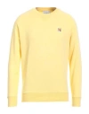 Maison Kitsuné Man Sweatshirt Yellow Size M Cotton
