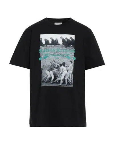 Maison Kitsuné Man T-shirt Black Size L Cotton