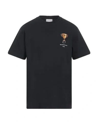 Maison Kitsuné Man T-shirt Black Size Xs Cotton