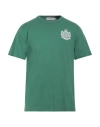 Maison Kitsuné Man T-shirt Military Green Size L Cotton