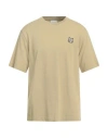 Maison Kitsuné Man T-shirt Military Green Size S Cotton