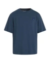 Maison Kitsuné Man T-shirt Navy Size S Cotton In Blue