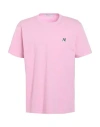 Maison Kitsuné Man T-shirt Pink Size L Cotton