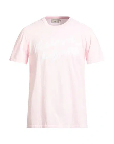 Maison Kitsuné Man T-shirt Pink Size S Cotton