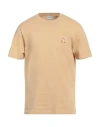 Maison Kitsuné Man T-shirt Sand Size M Cotton In Beige