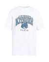 MAISON KITSUNÉ MAISON KITSUNÉ MAN T-SHIRT WHITE SIZE M COTTON