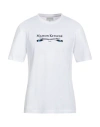 Maison Kitsuné Man T-shirt White Size Xs Cotton