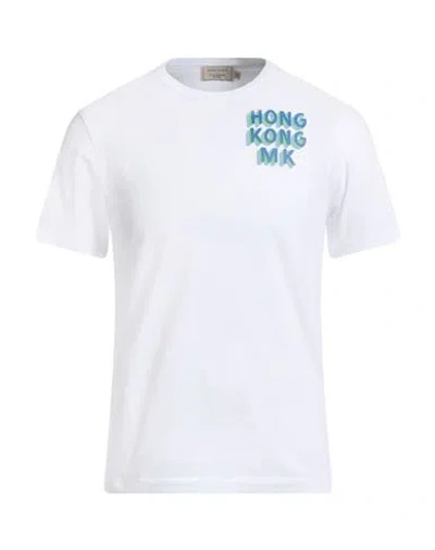 Maison Kitsuné Man T-shirt White Size Xs Cotton