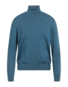 Maison Kitsuné Man Turtleneck Pastel Blue Size L Wool