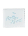 Maison Kitsuné Man Wallet White Size - Cowhide