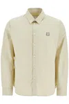 Maison Kitsuné Maison Kitsune Bold Fox Head Relaxed Shirt Green In Green