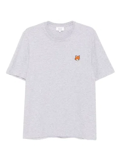 Maison Kitsuné Men's Maison Kitsune' T-shirts And Polos In Gray
