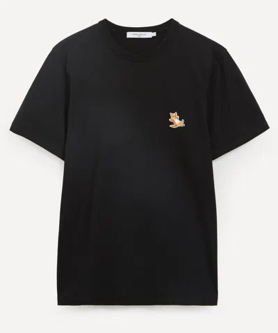 Maison Kitsuné Maison Kitsune Mens Chillax Fox Patch Classic T-shirt In Transparent