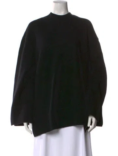 Pre-owned Maison Kitsuné Merino Wool Printed Sweater W/ Tags In Black