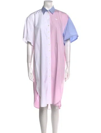 Pre-owned Maison Kitsuné Midi Length Dress In Multi