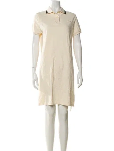 Pre-owned Maison Kitsuné Mini Dress W/ Tags In Neutral