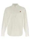 Maison Kitsuné Mini Fox Head Classic Shirt In White