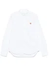 Maison Kitsuné Mini Fox Head Shirt In White