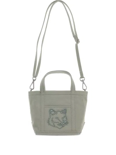 Maison Kitsuné Mini Fox Head Tote Bag