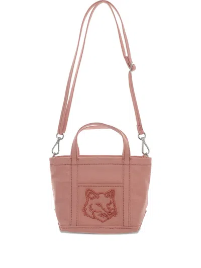 Maison Kitsuné Mini Fox Head Tote Bag