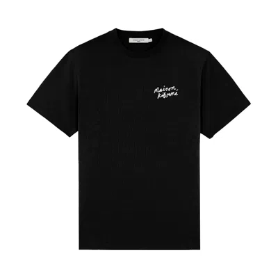 Pre-owned Maison Kitsuné Mini Handwriting Classic Tee 'black'