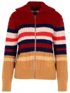 Maison Kitsuné Multi Wool Blend Sweater In Multi