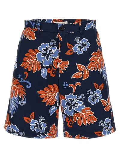 MAISON KITSUNÉ MULTICOLOR BOARD BERMUDA SHORTS