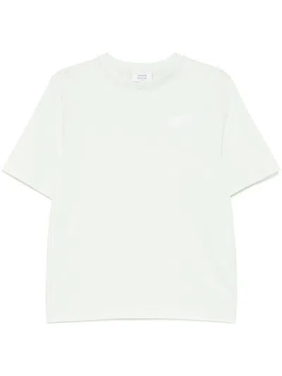 MAISON KITSUNÉ MAISON KITSUNE HANDWRITING COMFORT TEE-SHIRT,MW00126KJ0119 096 O128 MINT ICE