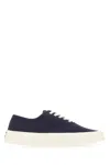 Maison Kitsuné Navy Laced Sneakers In Blue