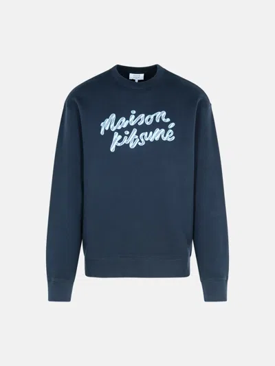 Maison Kitsuné Navy Cotton Sweatshirt
