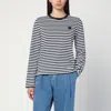 Maison Kitsuné Bold Fox Head Sweaters And Cardigans Blue In Light Blue