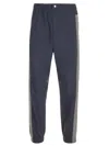 Maison Kitsuné Maison Kitsune Colourblock Technical Track Pants In Blue
