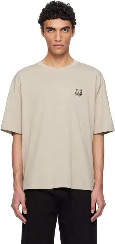 Maison Kitsuné Off-white Bold Fox Head Patch Oversize T-shirt