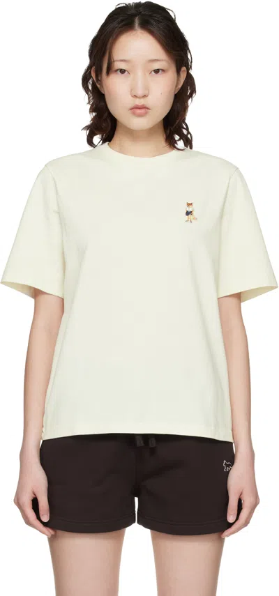 Maison Kitsuné Off-white Dressed Fox Comfort T-shirt