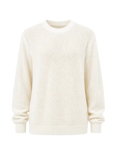 Maison Kitsuné Classic Knit Cotton Jumper For Men In Neutral