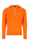 MAISON KITSUNÉ ORANGE COTTON SWEATSHIRT