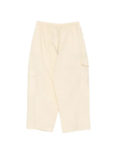 Maison Kitsuné Oversize Cargo Trousers In Neutral