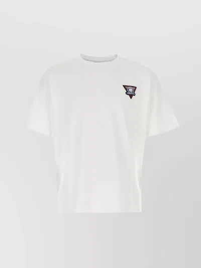 Maison Kitsuné Oversize Crew Neck T-shirt In White