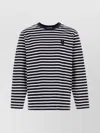 Maison Kitsuné Maison Kitsune Embroidered Cotton Oversize T-shirt In White