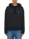 Maison Kitsuné Maison Kitsune Black Fox Head Patch Hoodie In Black