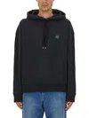 Maison Kitsuné Maison Kitsune Black Fox Head Patch Hoodie In Black